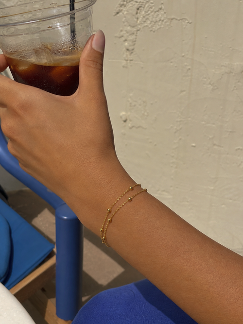 Armband Balletjes Dubbel