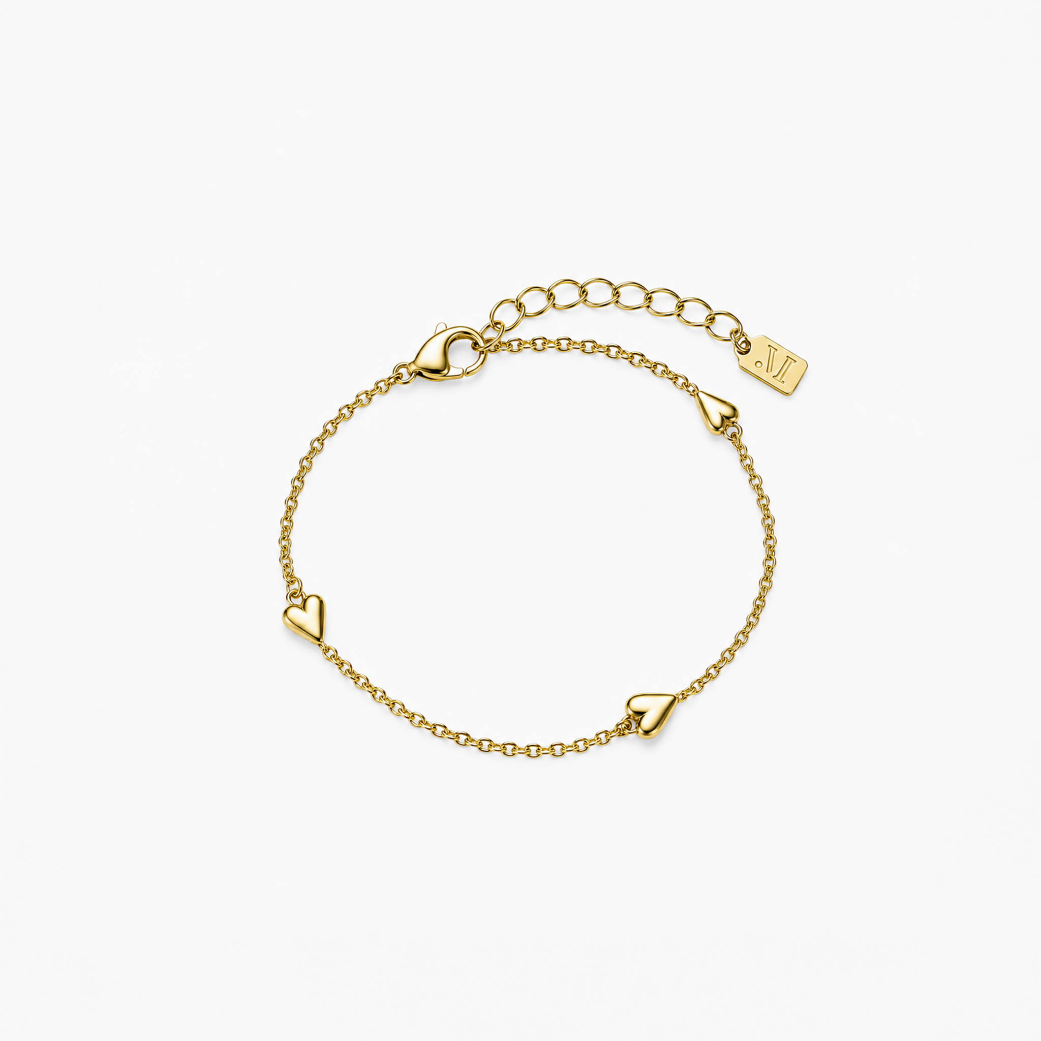 Armband Schuine Hartjes