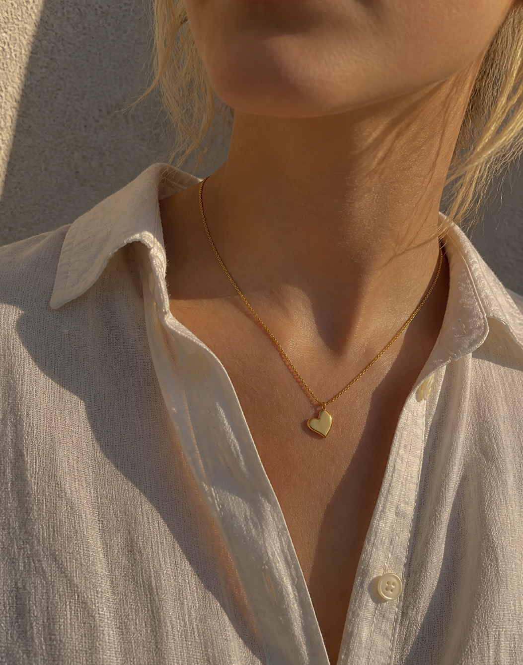 Ketting Hartje "Schuin"