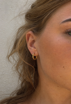 Hammered earrings