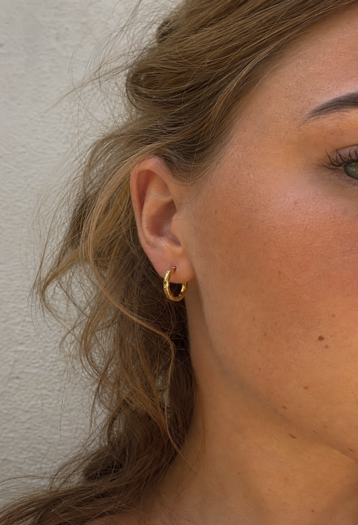 Hammered earrings